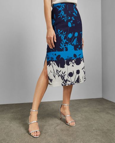  TED BAKER - Chân váy midi xẻ tà Selaah 
