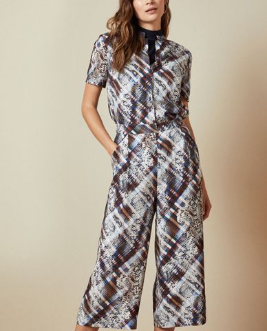  TED BAKER - Jumpsuit nữ cổ trụ tay ngắn Balay 