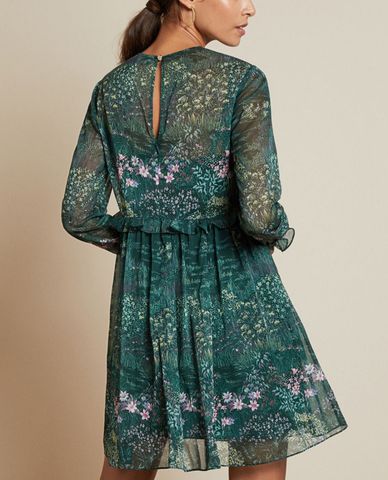  TED BAKER - Đầm mini tay dài dáng xòe Sorella 