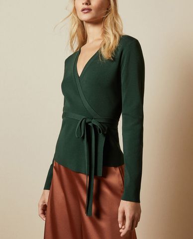  TED BAKER - Áo kiểu nữ cổ V Gworji 