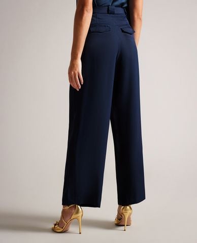  TED BAKER - Quần nữ ống rộng phối thắt lưng Jemmiah 