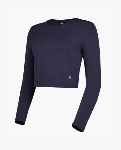  PRO SPECS - Áo croptop nữ cổ tròn tay dài Semi Crop Round 