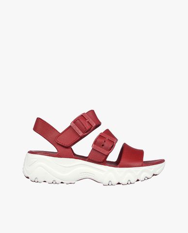  SKECHERS - Giày sandals nữ đế cao quai ngang DLites 2.0 