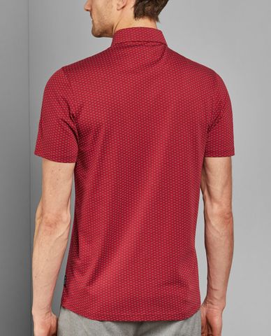  TED BAKER - Áo polo nam họa tiết chấm 