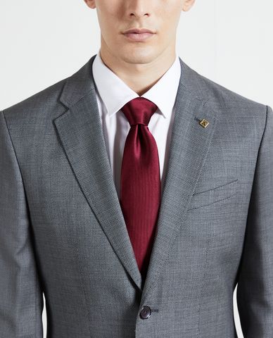  TED BAKER - Cà vạt nam tơ lụa Blula 