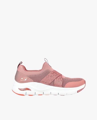  SKECHERS - Giày sneakers nữ cổ thấp Arch Fit 