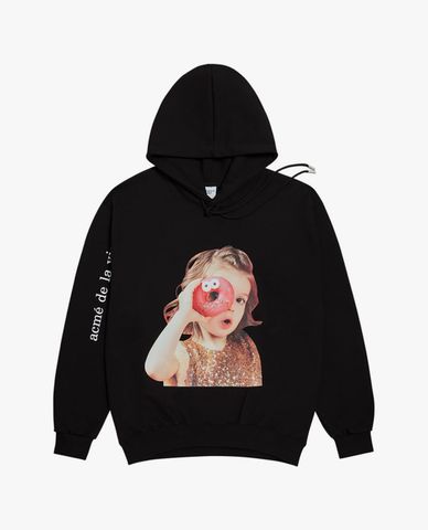  ADLV - Áo hoodie tay dài mũ trùm Baby Face 