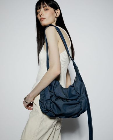  Marhen.J - Túi đeo chéo nữ chần bông Popcorn 