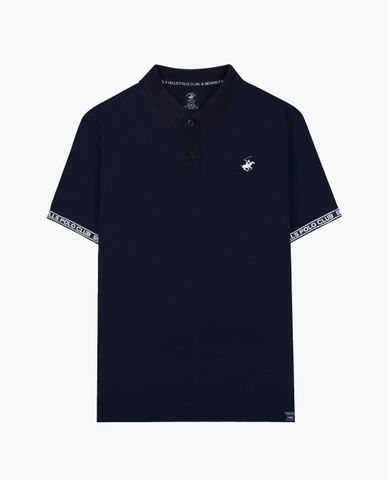  BEVERLY HILLS POLO CLUB - Áo polo nam cổ bẻ tay ngắn trẻ trung 