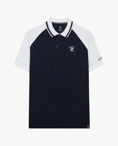  BEVERLY HILLS POLO CLUB - Áo polo nam cổ bẻ tay ngắn trẻ trung 