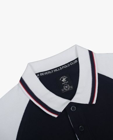  BEVERLY HILLS POLO CLUB - Áo polo nam cổ bẻ tay ngắn trẻ trung 