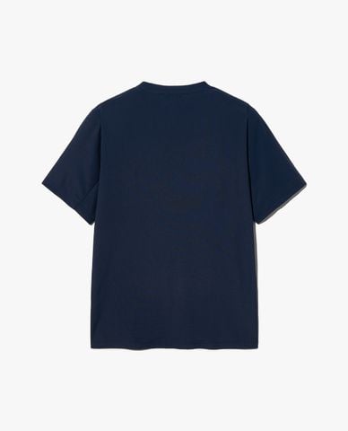  FILA - Áo thun unisex cổ tròn tay ngắn Tennis Henley 