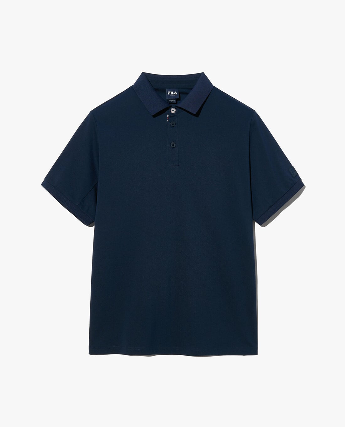 FILA - Áo polo unisex cổ bẻ tay ngắn Basic Cotton Pique