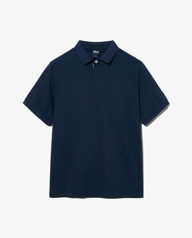  FILA - Áo polo unisex cổ bẻ tay ngắn Basic Cotton Pique 