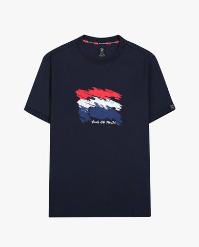  BEVERLY HILLS POLO CLUB - Áo thun nam cổ tròn tay ngắn trẻ trung 