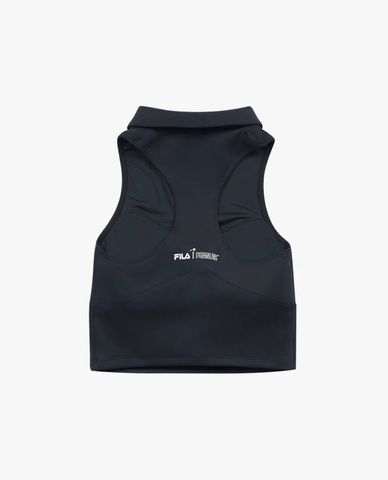  FILA - Áo sát nách nữ cổ bẻ Fila x Peanut 