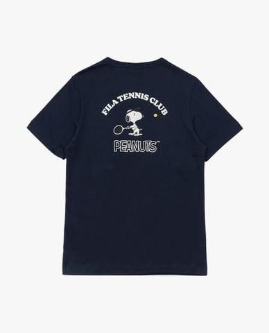  FILA - Áo thun unisex cổ tròn tay ngắn Peanut Regular Fit Graphic 