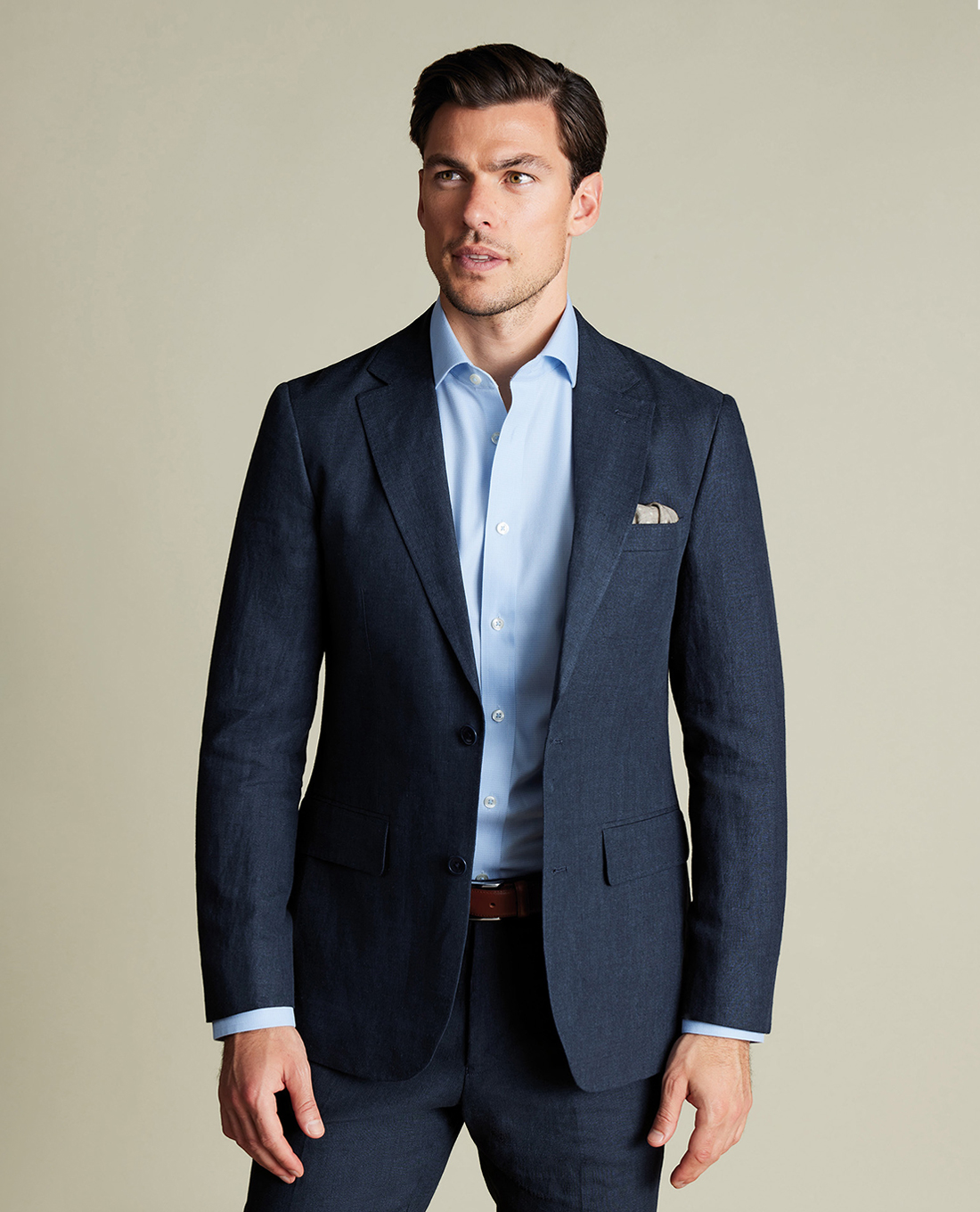 CHARLES TYRWHITT - Áo vest nam thanh lịch Linen