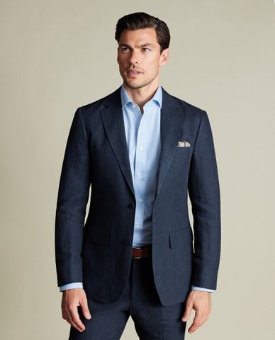  CHARLES TYRWHITT - Áo vest nam thanh lịch Linen 