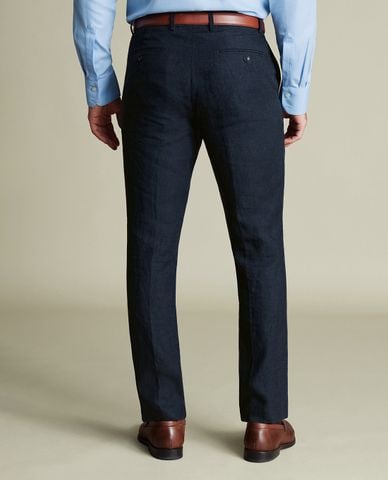  CHARLES TYRWHITT - Quần âu nam thanh lịch Linen 