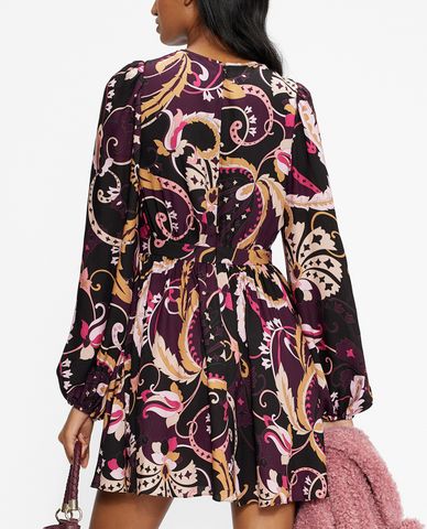  TED BAKER - Đầm mini cổ tròn tay phồng cá tính Rhabia 