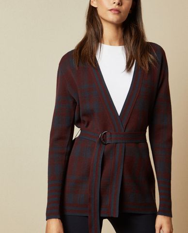  TED BAKER - Áo khoác cardigan nữ tay dài Isslaii 