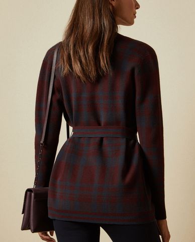  TED BAKER - Áo khoác cardigan nữ tay dài Isslaii 