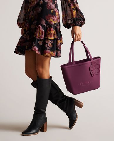  TED BAKER - Túi tote nữ silicon dáng nhỏ Jellio 