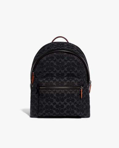  COACH - Balo nam phom chữ nhật Charter Signature Denim 