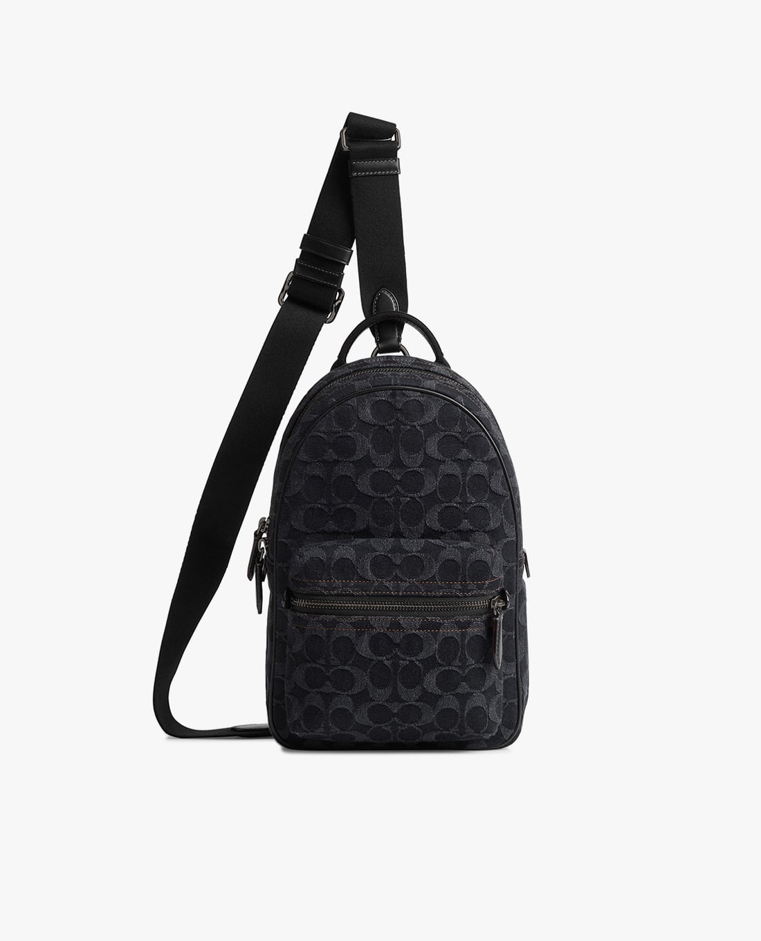 COACH - Túi đeo chéo nam phom chữ nhật monogram Charter