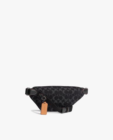  COACH - Túi bao tử nam phom hình thang phối hoạ tiết monogram 