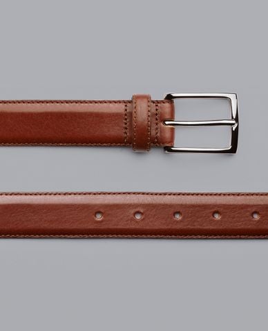  CHARLES TYRWHITT - Thắt lưng nam bản vừa Leather Formal 