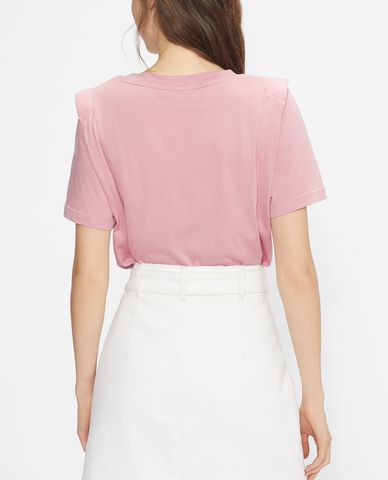  TED BAKER - Áo thun nữ ngắn tay cổ tròn Structured Shoulder Klaaraa 