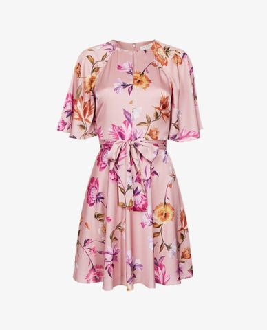  TED BAKER - Đầm mini dáng xòe họa tiết hoa Tonkaa 