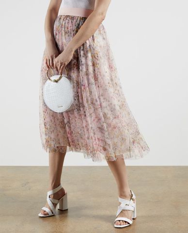  TED BAKER - Chân váy midi xếp li Balett Jasmine Tulle Skirt 