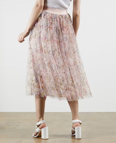  TED BAKER - Chân váy midi xếp li Balett Jasmine Tulle Skirt 