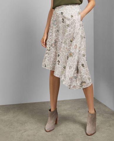  TED BAKER - Chân váy midi họa tiết eyelet Walaleska 