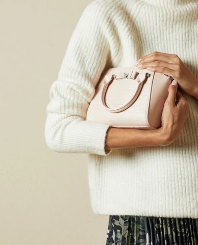  TED BAKER - Túi xách tay nữ phối nơ Dellie 