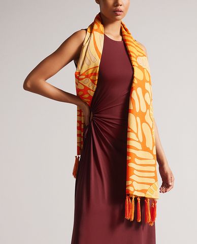  TED BAKER - Khăn choàng nữ chữ nhật Kemil 