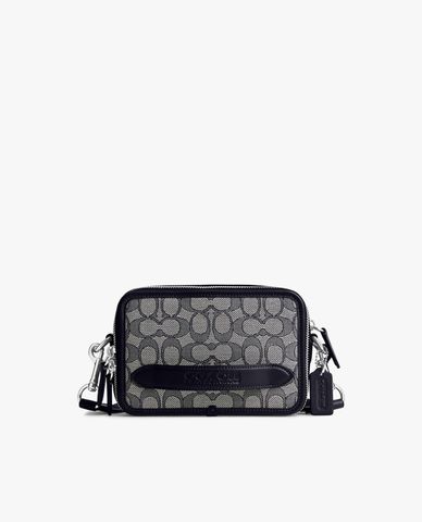  COACH - Túi đeo chéo nam chữ nhật Charter Signature Jacquard 