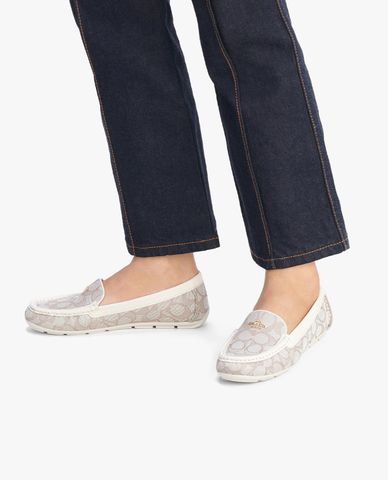  COACH - Giày slip on nữ mũi tròn Marley Driver 