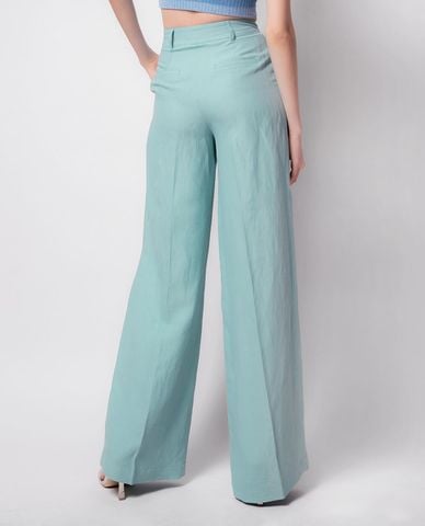  PINKO - Quần nữ ống rộng lưng cao Pisticci 