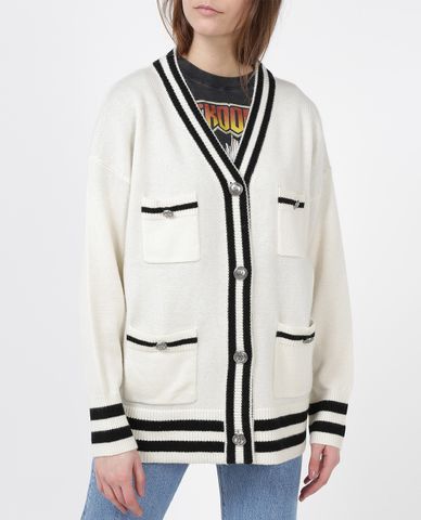  THE KOOPLES - Áo cardigan nữ túi vuông Sailor Style 