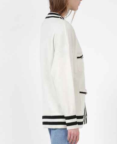  THE KOOPLES - Áo cardigan nữ túi vuông Sailor Style 