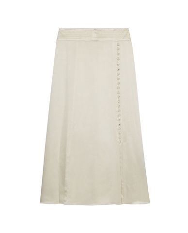  THE KOOPLES - Chân váy midi phối nút Long Pleated Beige 