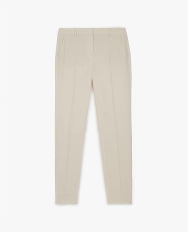  THE KOOPLES - Quần tây nữ phom ôm Flowing Ecru Suit Pants 