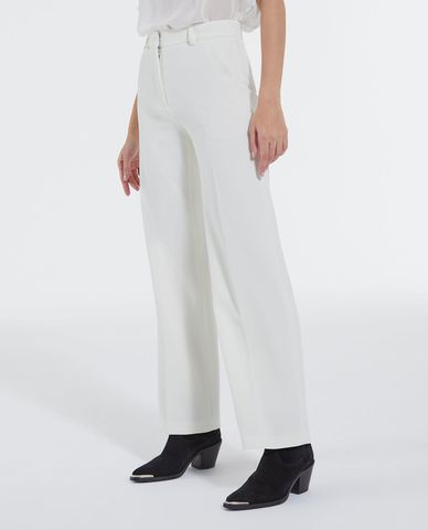  THE KOOPLES - Quần tây nữ phom suông xếp li thanh lịch 