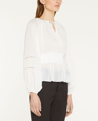  THE KOOPLES - Áo kiểu nữ tay dài nhấn eo hiện đại 