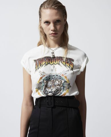  THE KOOPLES - Áo thun nữ Tiger 