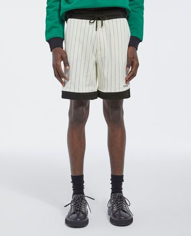  THE KOOPLES - Quần shorts nam lưng thun Striped Baseball 